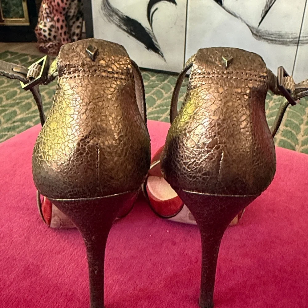 Sam Edelman Leopard Print Heels - Picture 4 of 8